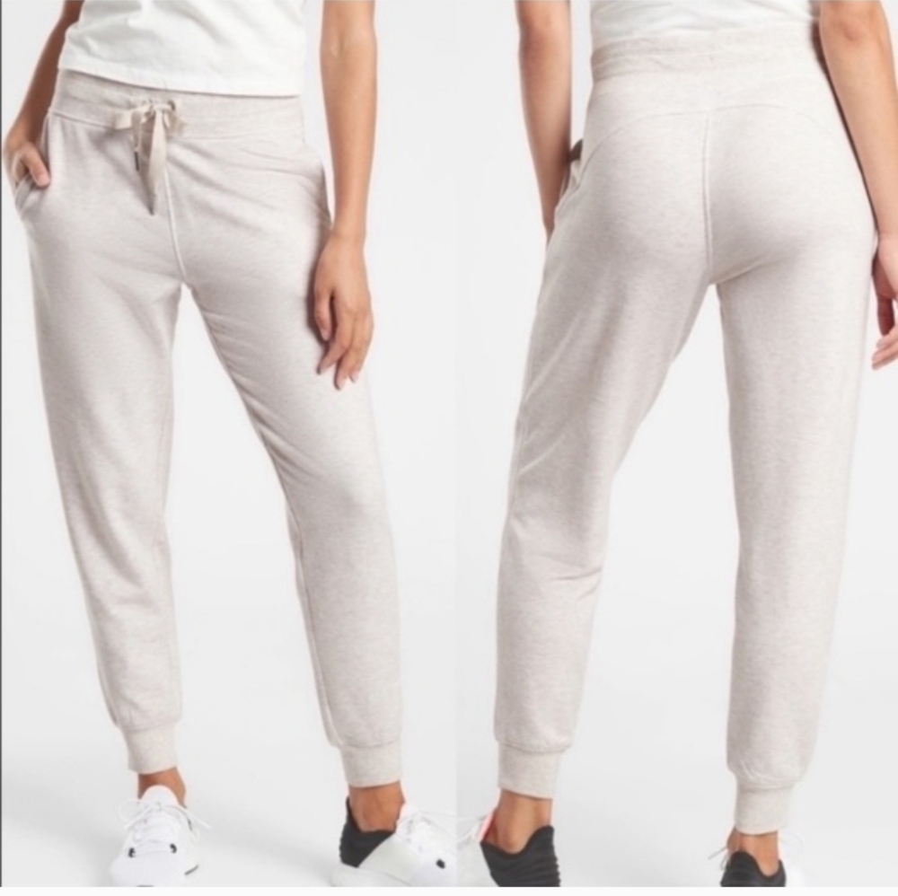 Athleta Balance Jogger Toasted Brown Heather Size S